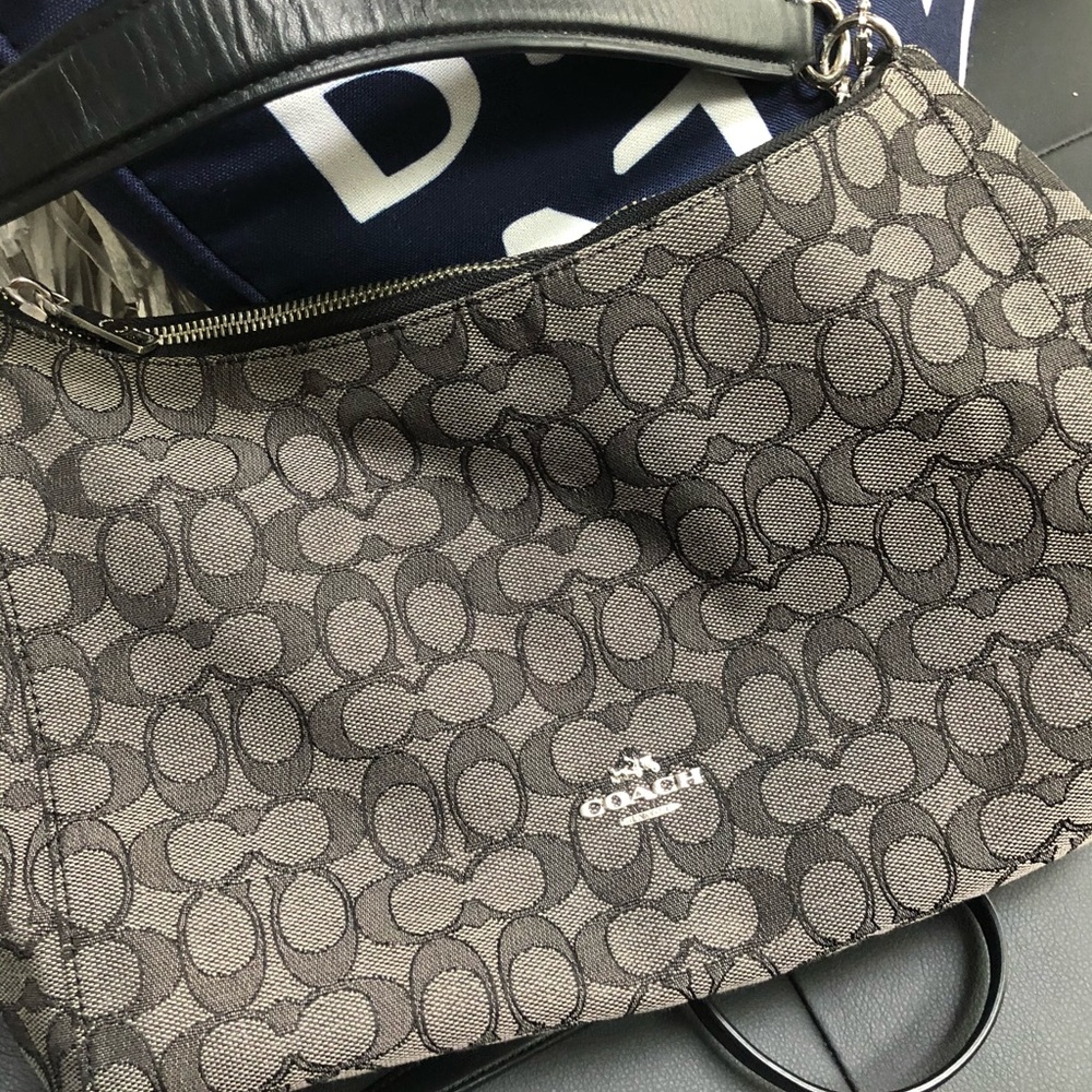 Black coach purse